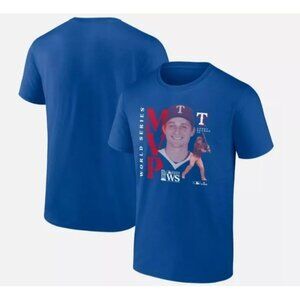 Men's Corey‎ Seager Texas Rangers 2023 World Series Champions T-Shirt Medium NWT